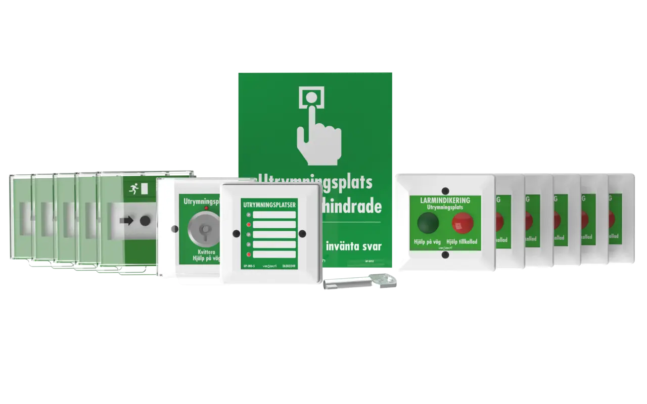 Utrymningsplats Kit 5 Platser