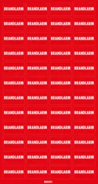 Dekal Brandlarm 25x15 - 48/ark