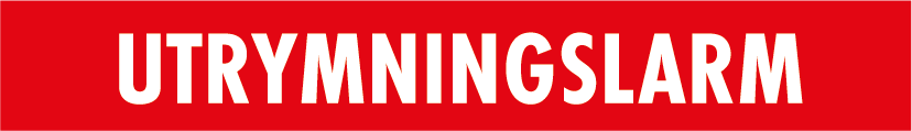 Dekal Utrymningslarm 70x10mm