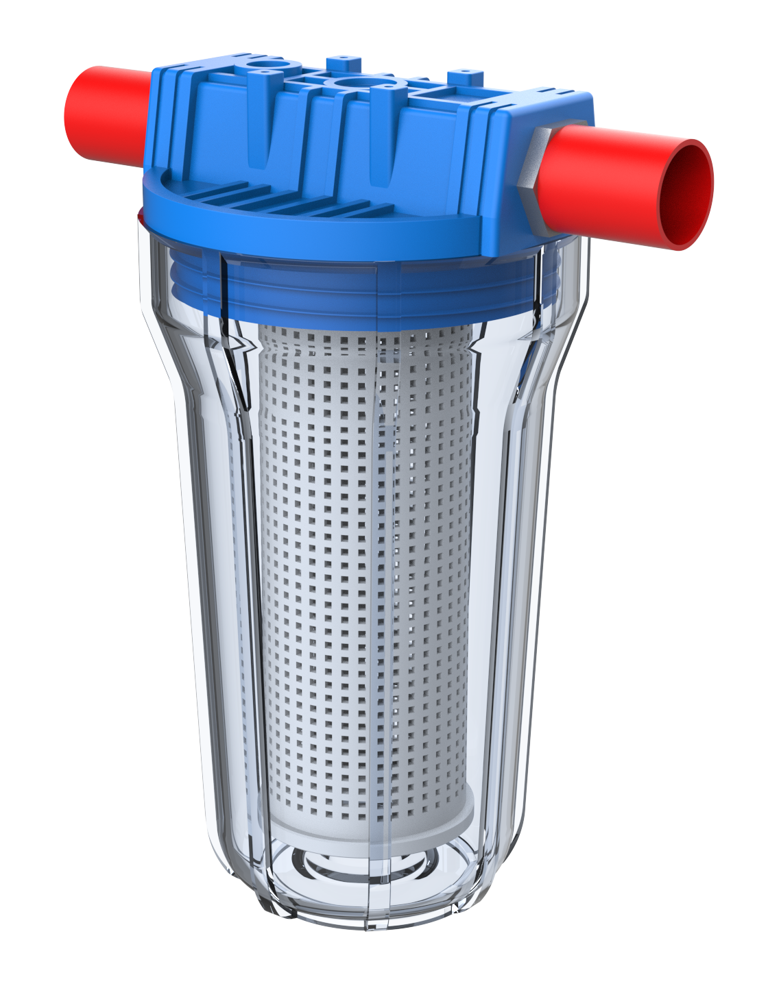 Kolfilterhus m. behållare