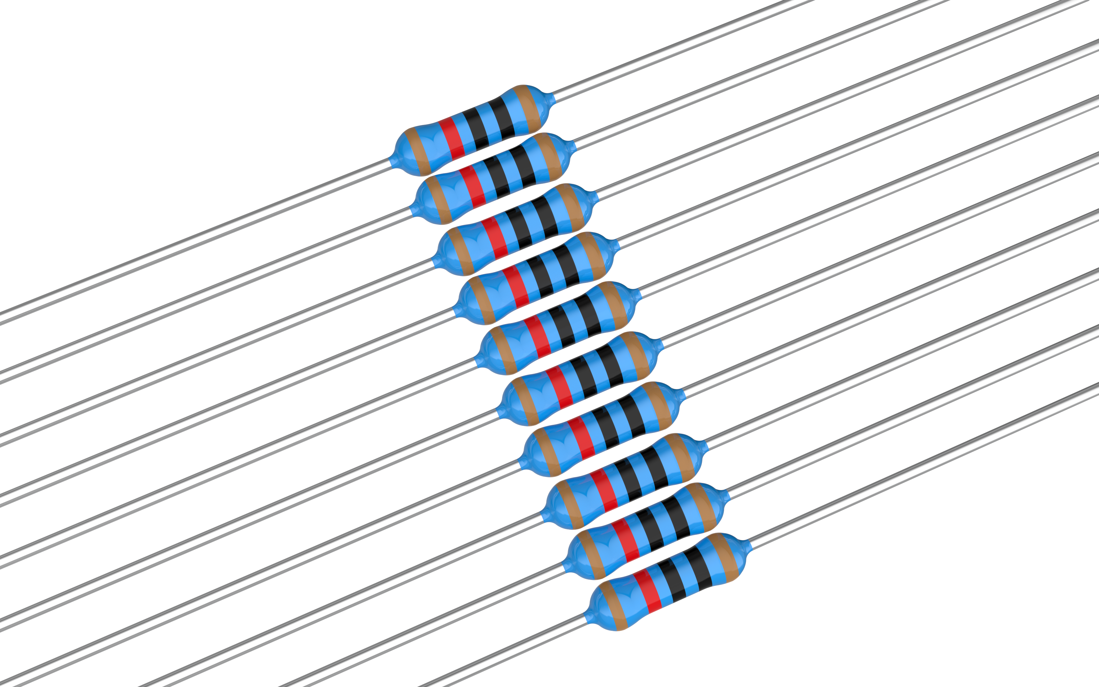 Motstånd 10 kOhm 0,25W 10-pack