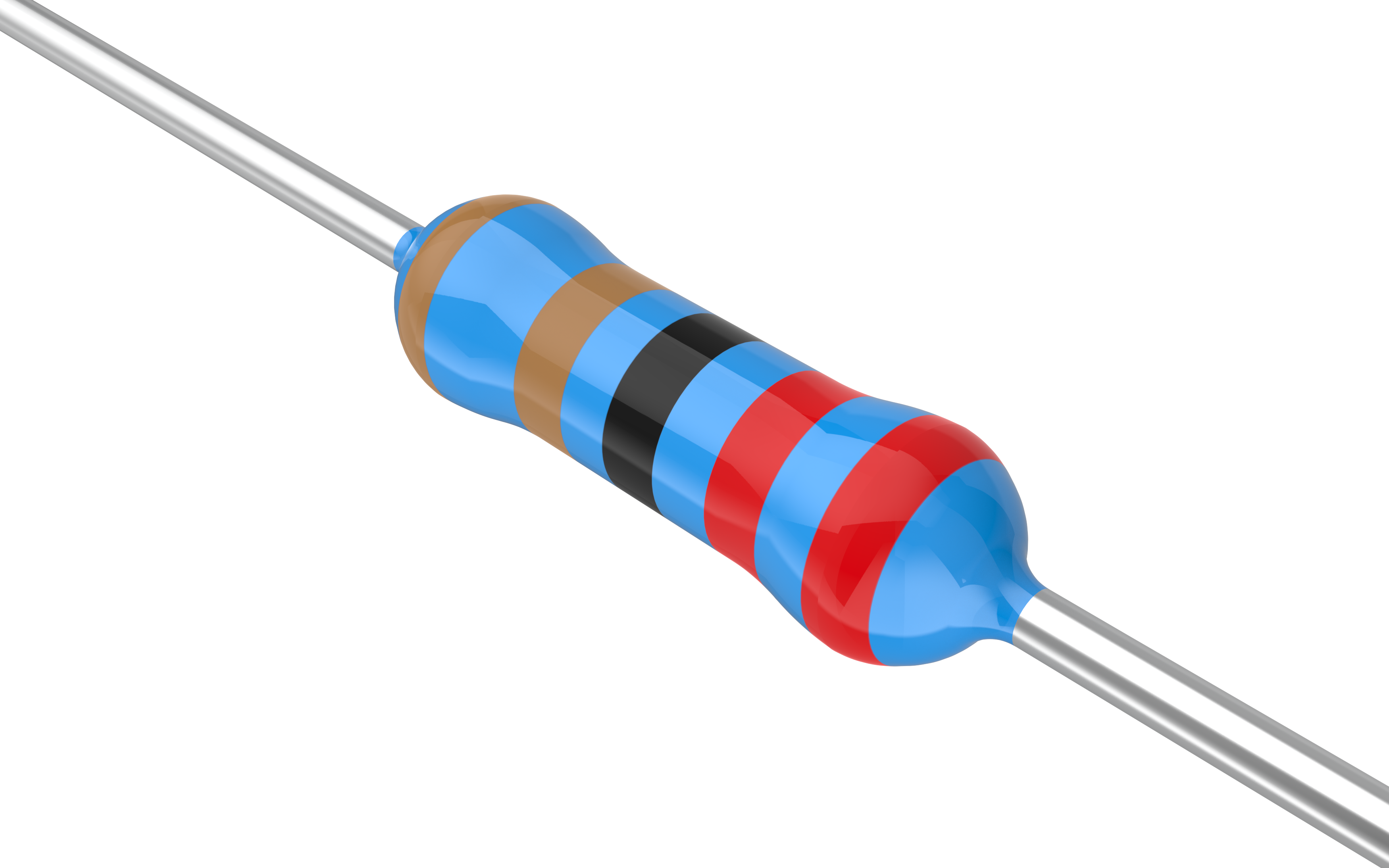 Motstånd 2,2 kOhm 0,25W 10-Pack