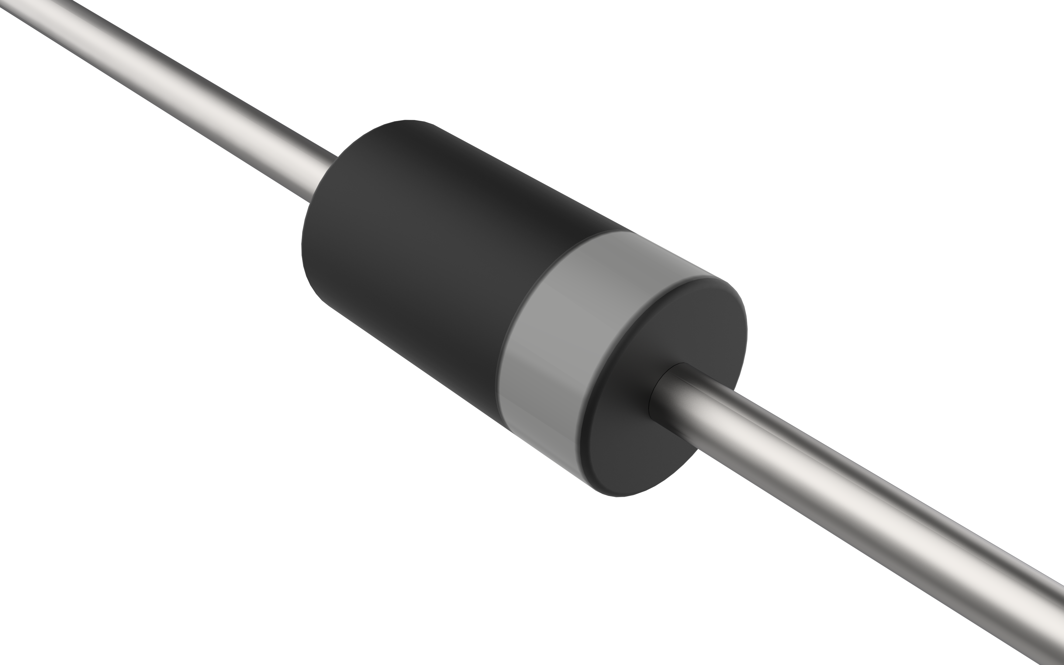 Diod, likriktardiod 1N4004  400V, 1A  10-Pack