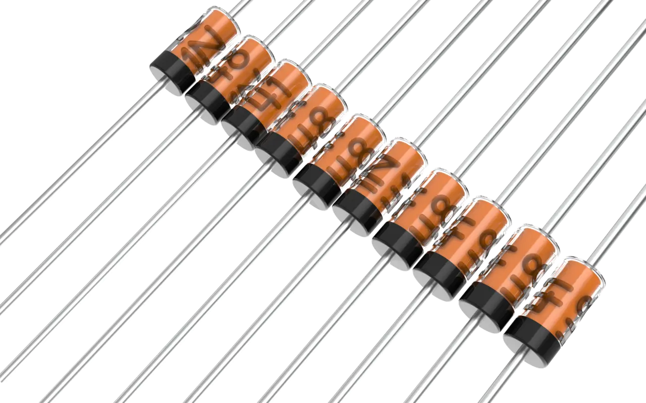 Diod, switchdiod 1N4148 100V,  200mA   10-Pack
