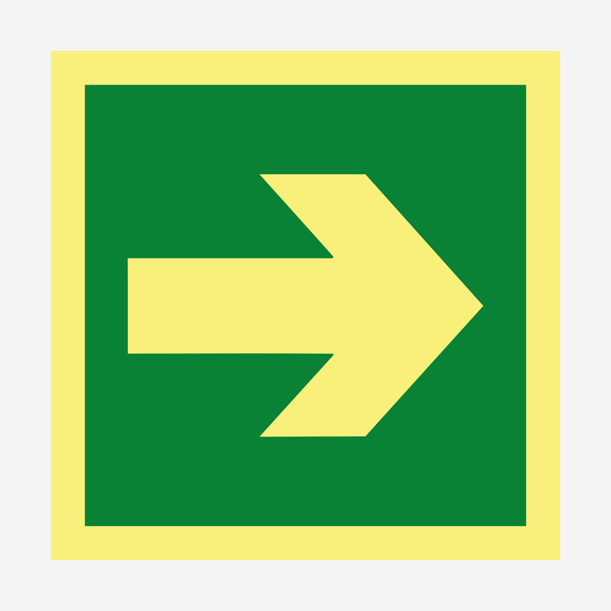 Riktningspil Rak Efterlysande