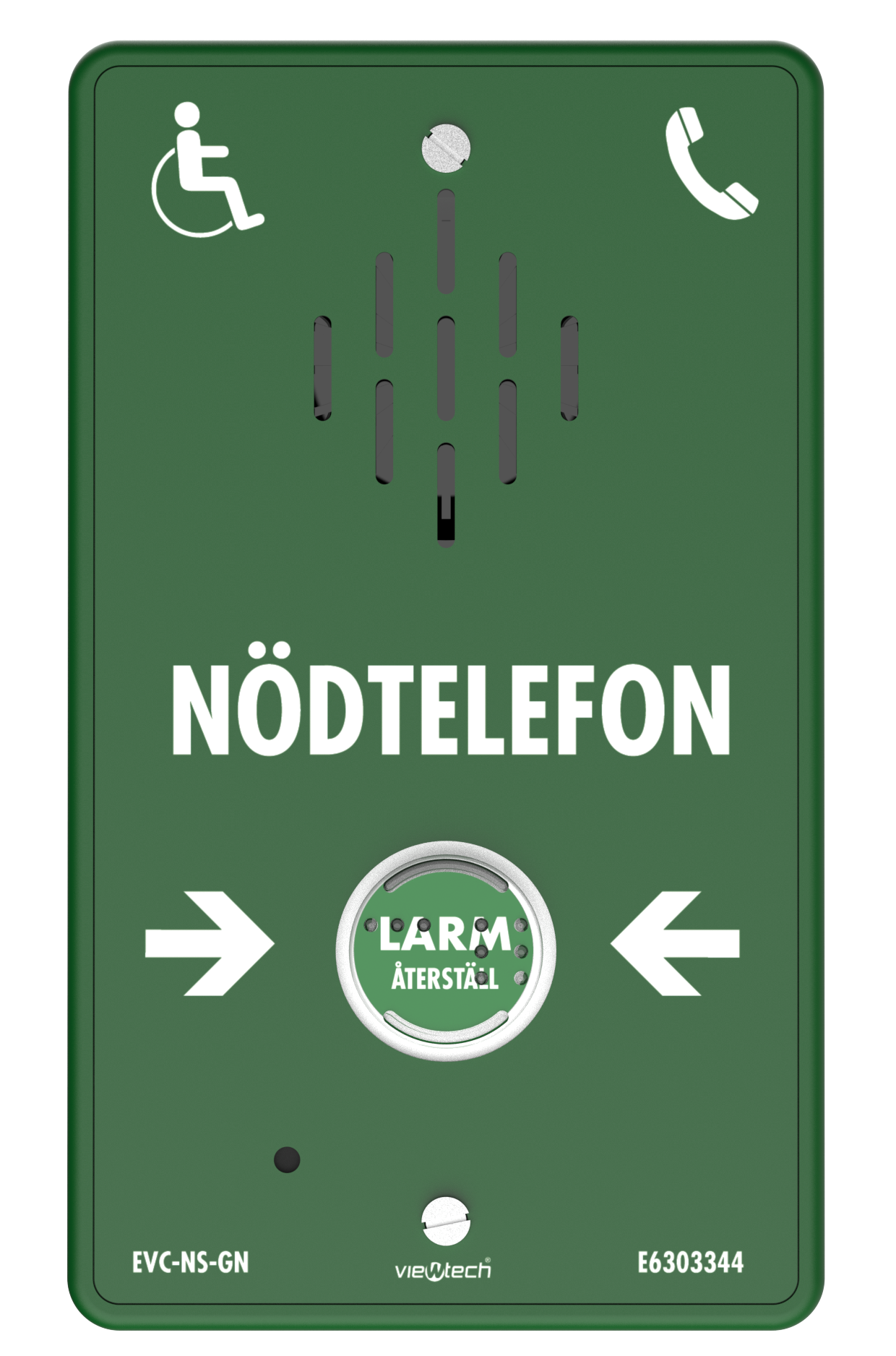 Nödstation EVC Grön utan kopplingsbox