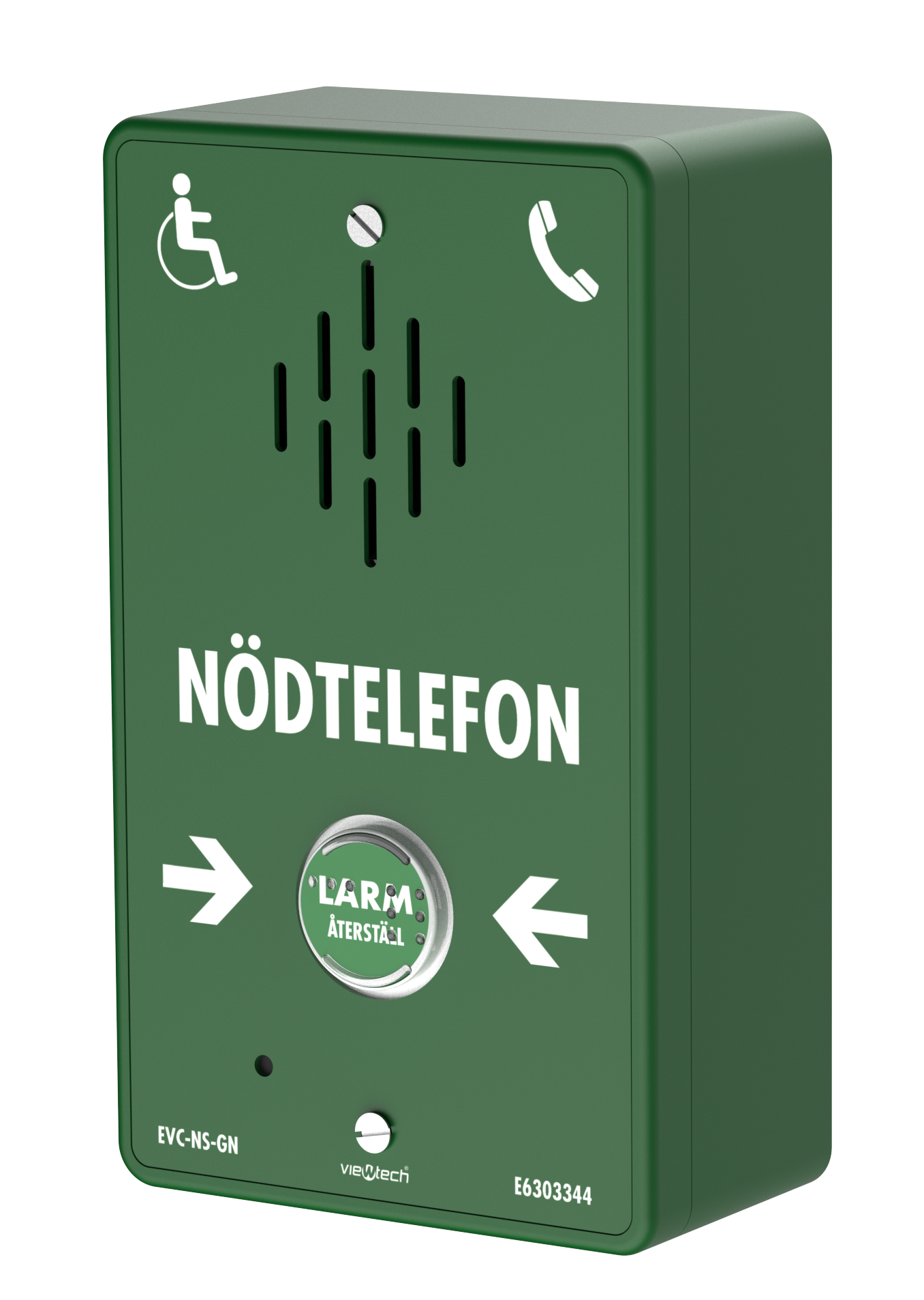 Nödstation EVC Grön Utanpåliggande