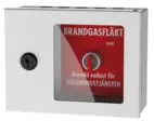 Manöverskåp Brandgasfläkt 1 Vred