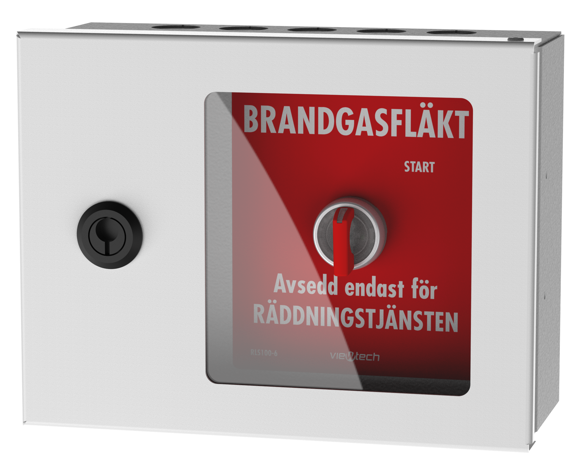 Manöverskåp Brandgasfläkt 1 Vred