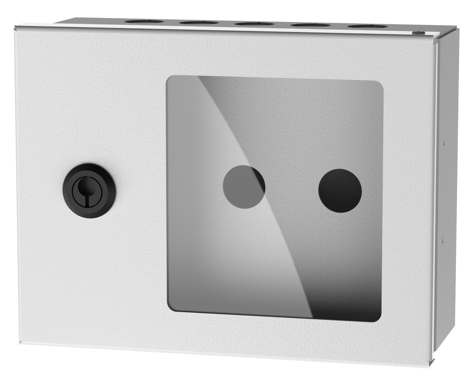 Plåtkapsling för 2 moduler