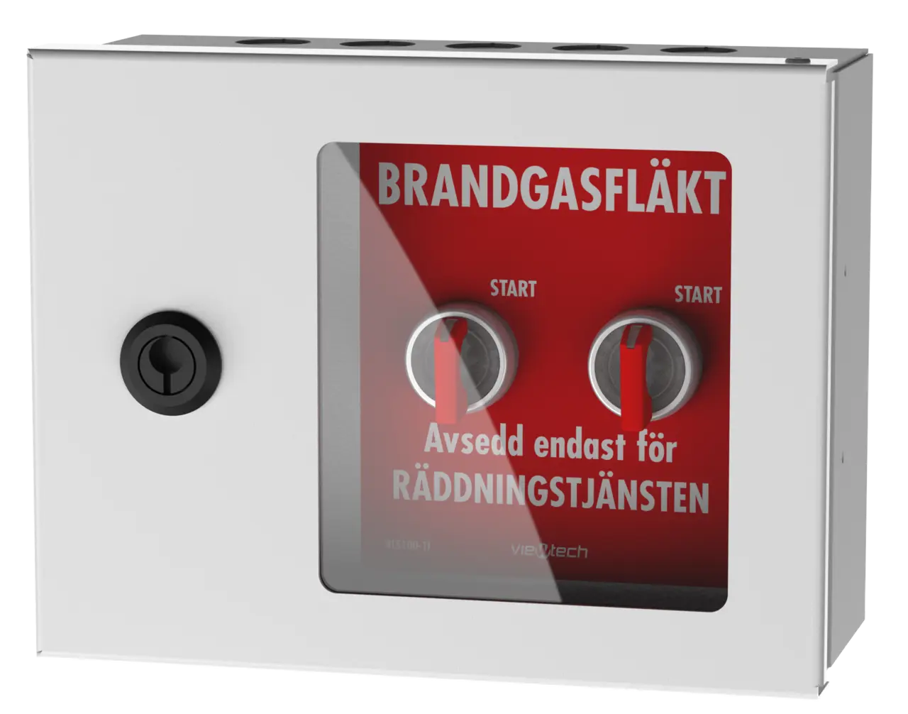 Manöverskåp Brandgasfläkt 2 vred