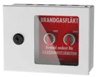 Manöverskåp Brandgasfläkt 2 vred
