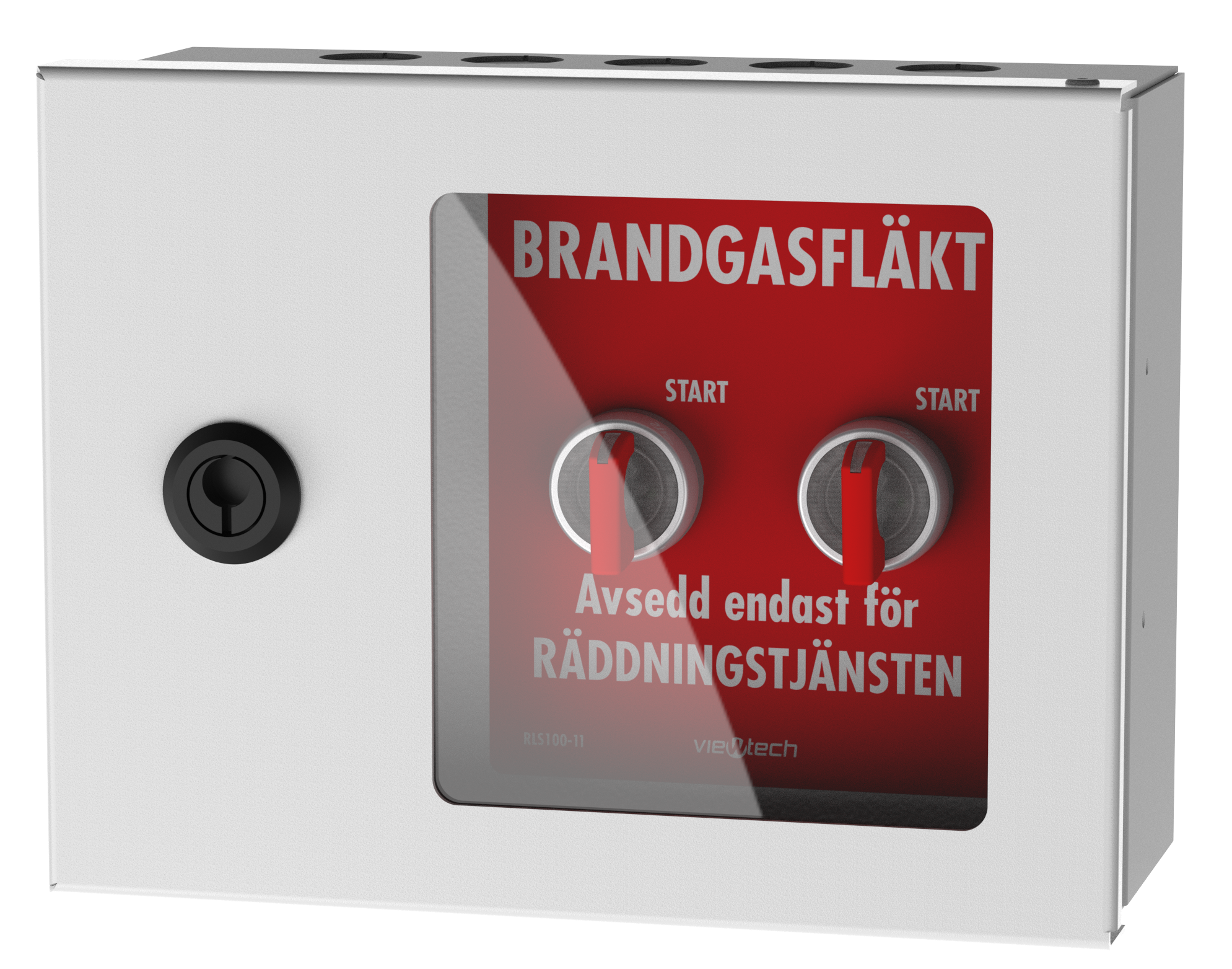 Manöverskåp Brandgasfläkt 2 vred