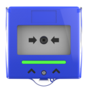 Larmknapp Blå med LED indikering & larmsignal