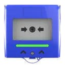 Larmknapp Blå med LED indikering & larmsignal