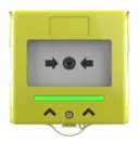 Larmknapp Gul med LED indikering & larmsignal