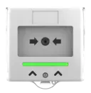Larmknapp vit med LED indikering & larmsignal