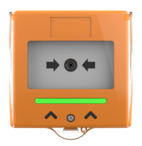 Larmknapp Orange med LED indikering & larmsignal