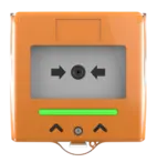 Larmknapp Orange med LED indikering & larmsignal