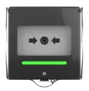 Larmknapp Svart med LED indikering & larmsignal