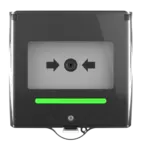 Larmknapp Svart med LED indikering & larmsignal