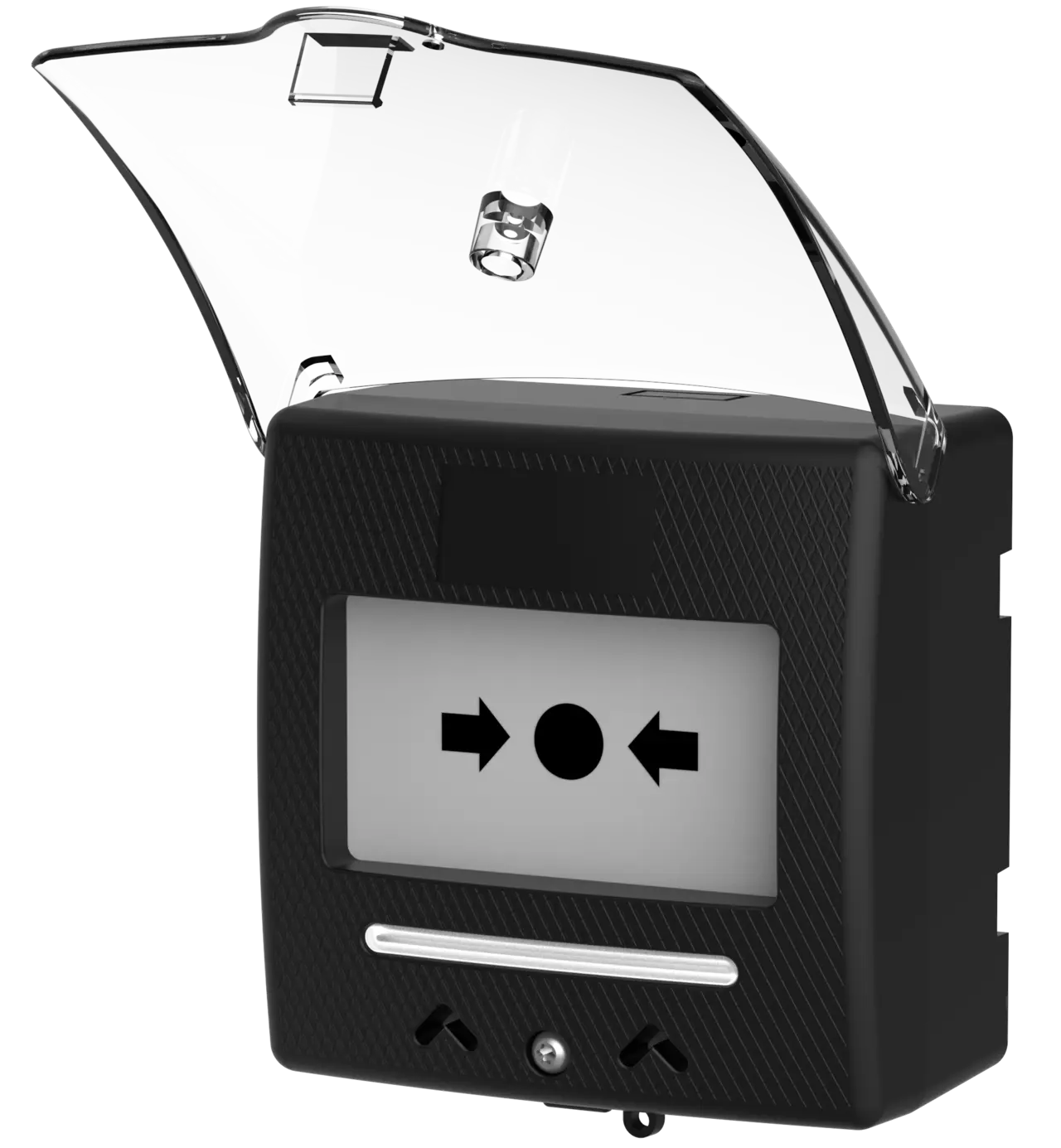 Larmknapp Svart med LED indikering & larmsignal