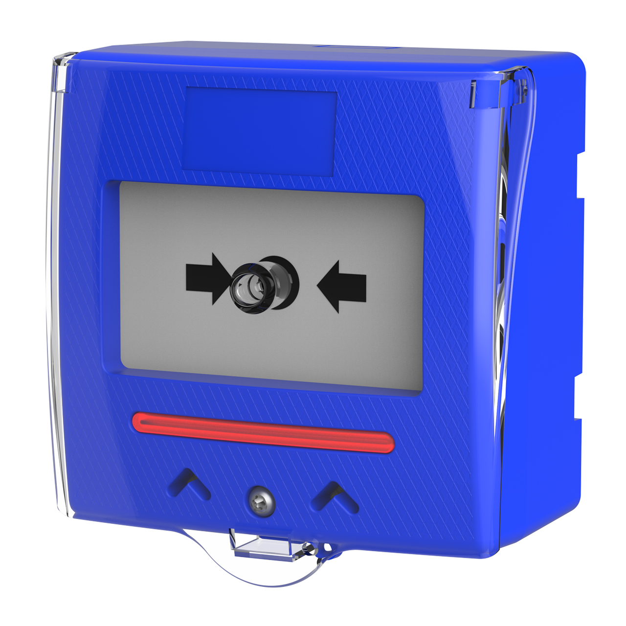 Larmknapp Blå med LED indikering & larmsignal