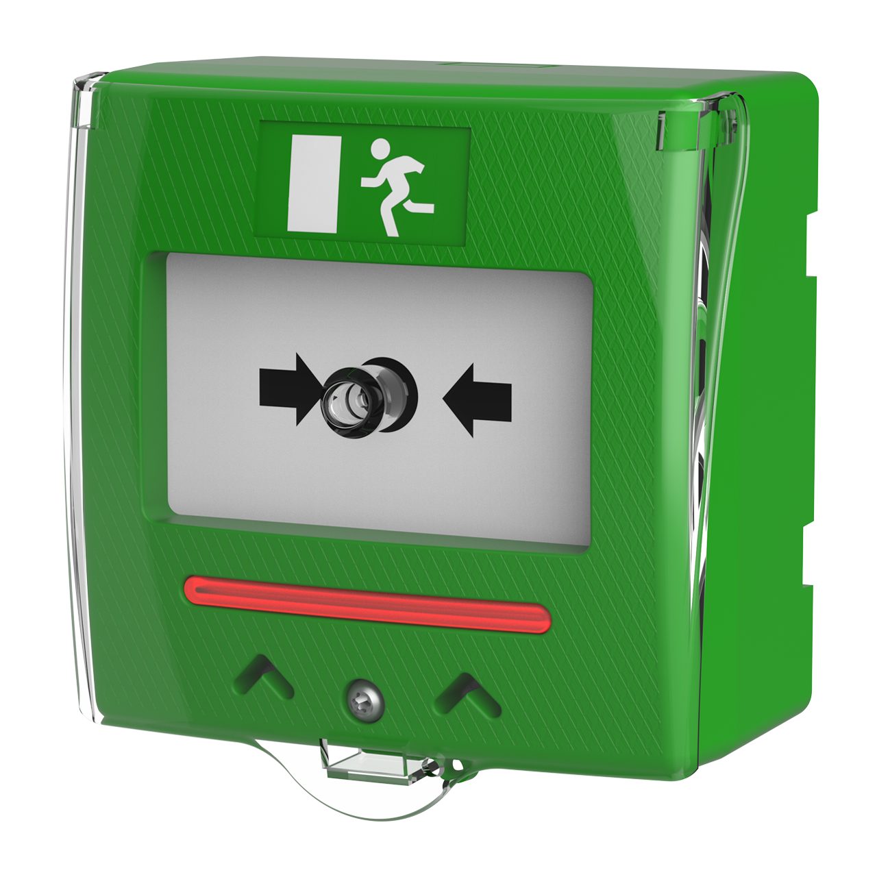 Larmknapp Grön med LED indikering & larmsignal