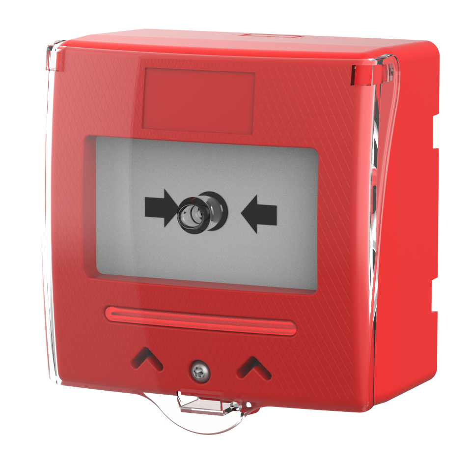 Larmknapp Röd med LED indikering