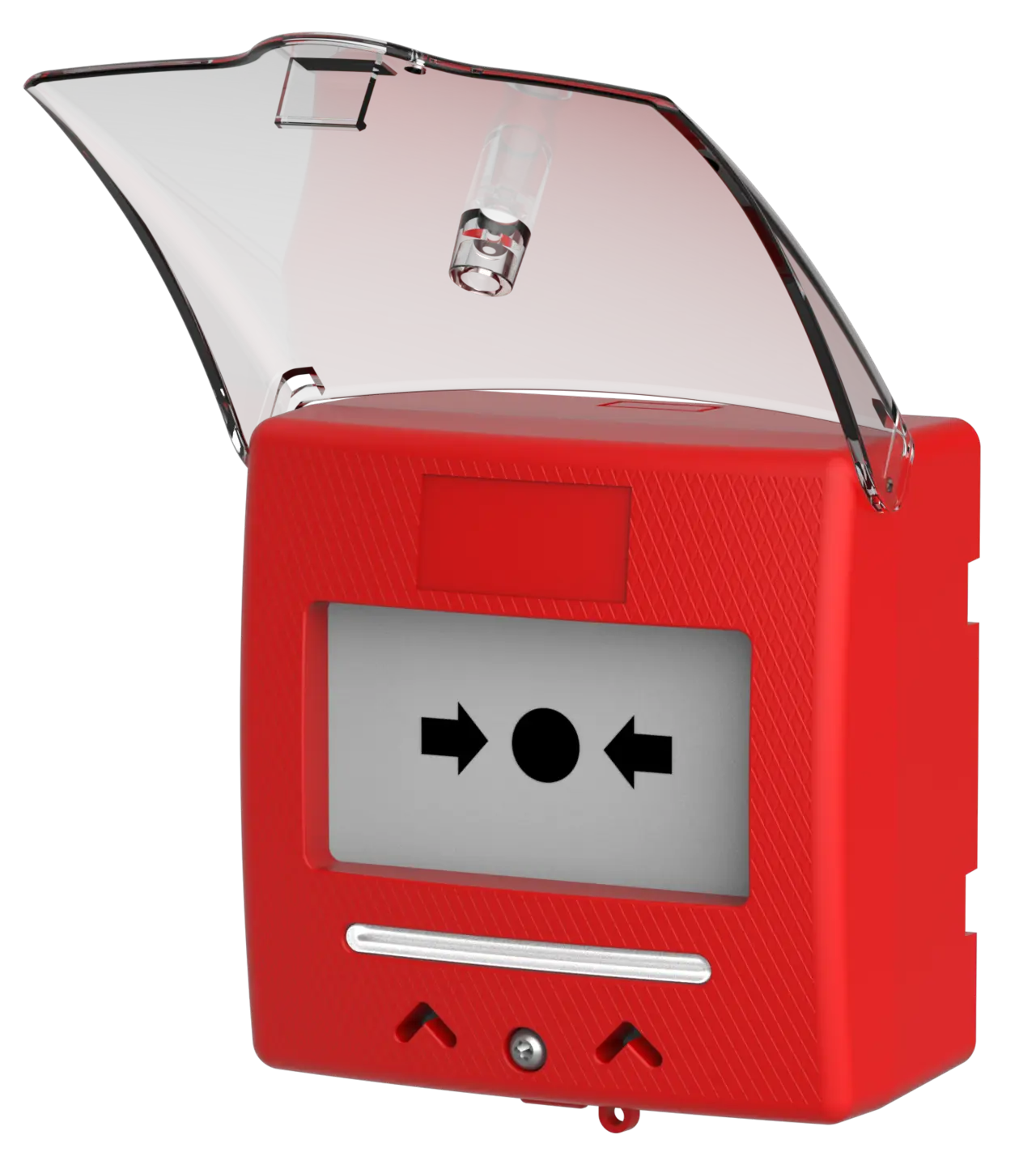 Larmknapp Röd med LED indikering