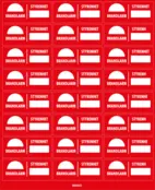 Dekal Brandlarm styrenhet 70x30 - 24/ark