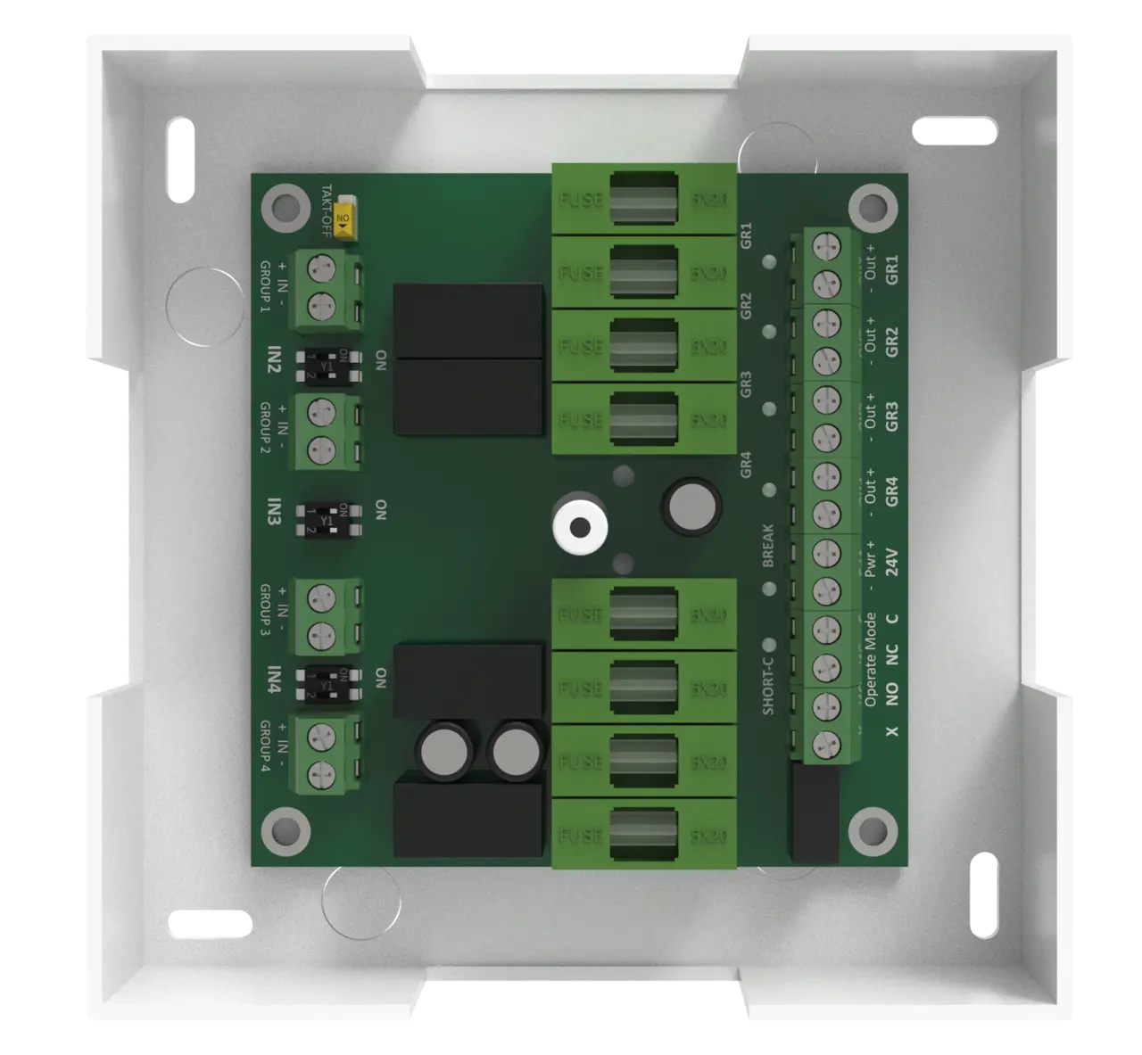 Larmdonssplitter 4 kanaler