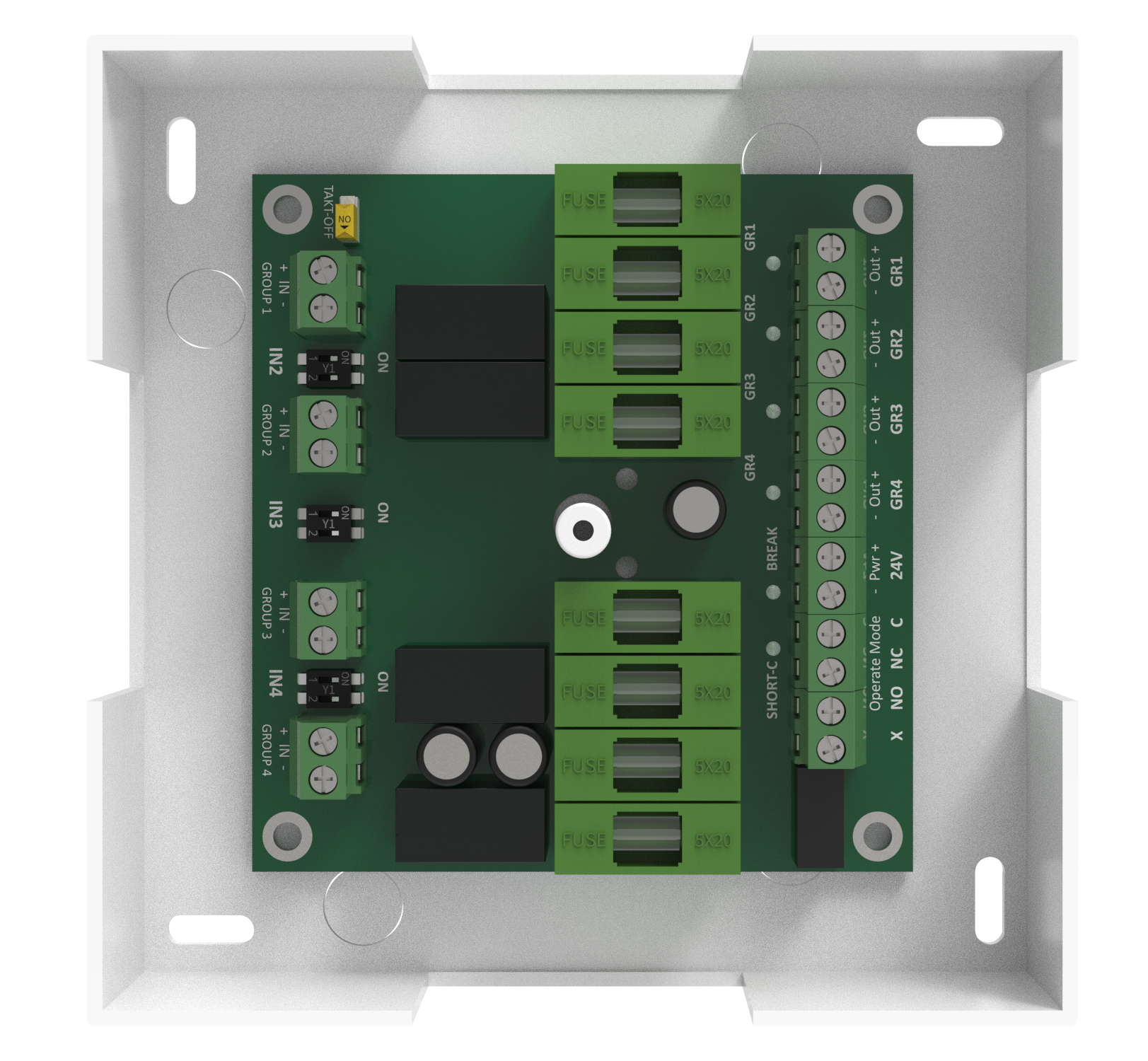 Larmdonssplitter 4 kanaler