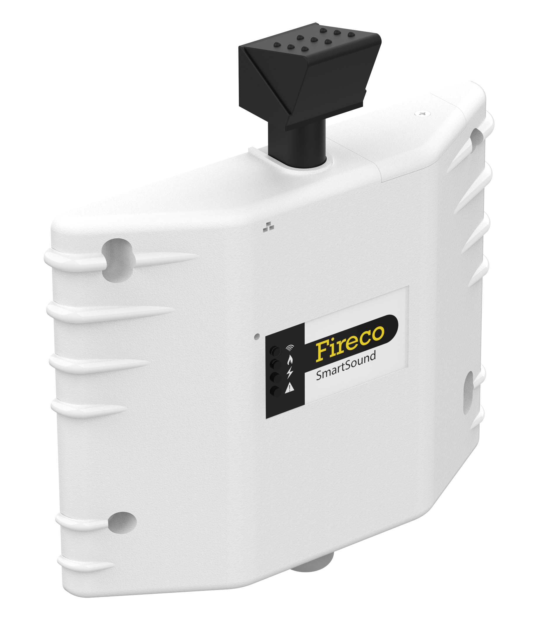 Branddörrstängare Dorgard SmartSound Vit