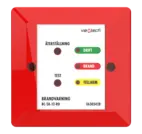 Brandcentral 12 V Röd