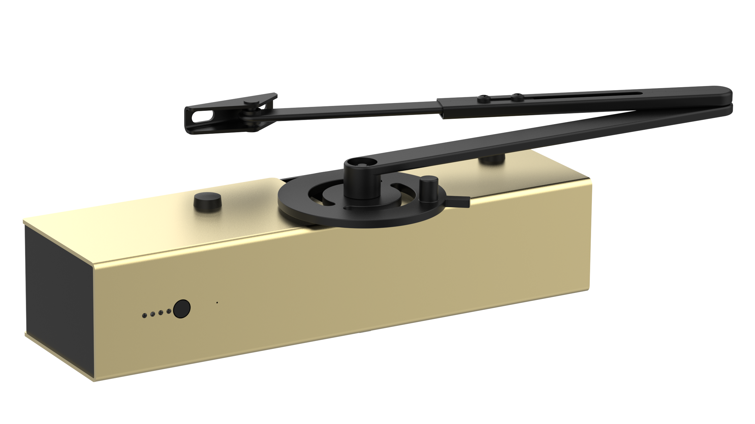 Branddörrstängare Freedor SmartSound Mässing