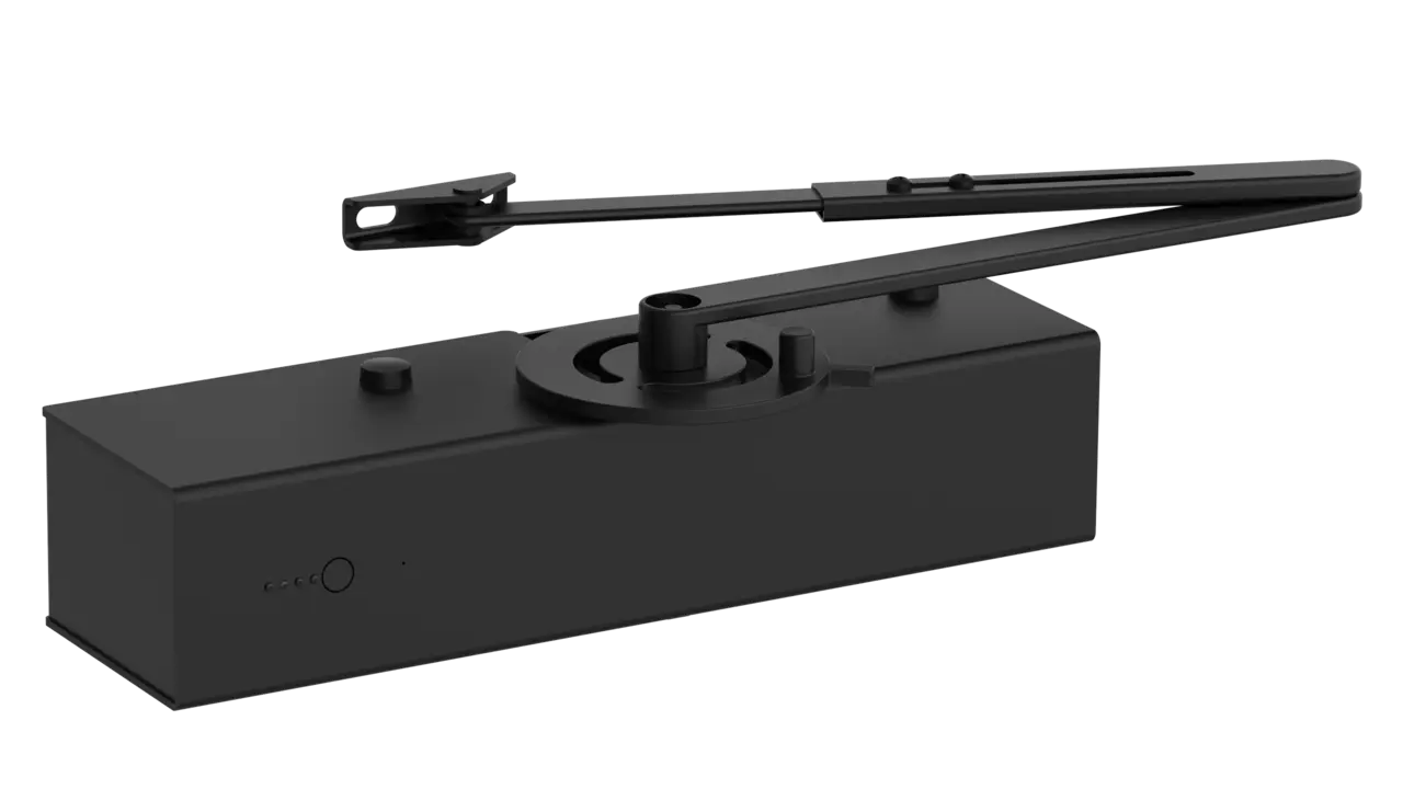 Branddörrstängare Freedor SmartSound Svart