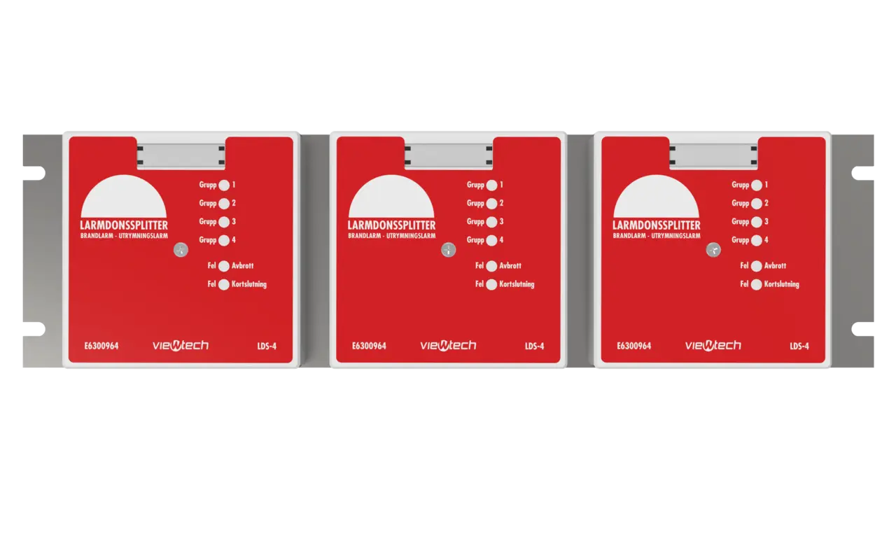 Montageplåt för larmdonssplitter 19" Rack