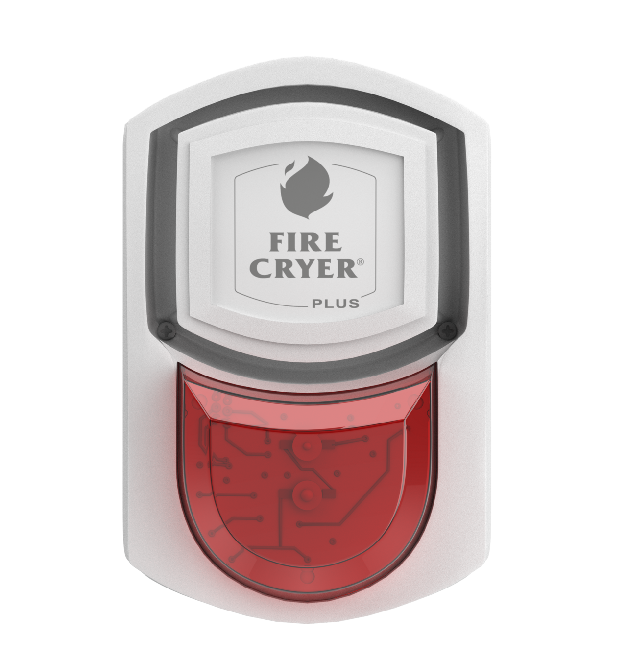 FireCryer Plus Vit, röd blixt