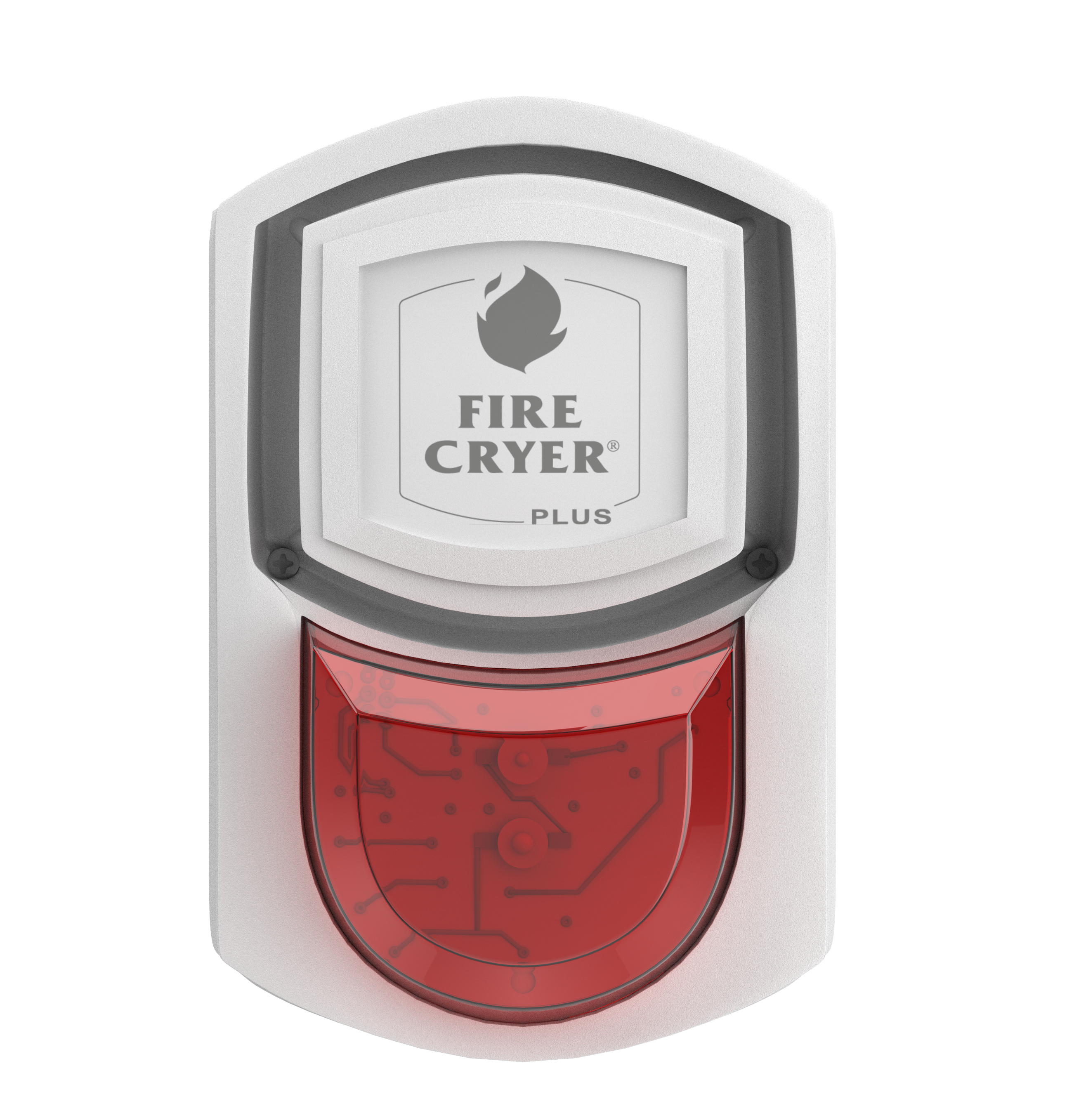 FireCryer Plus Vit, röd blixt