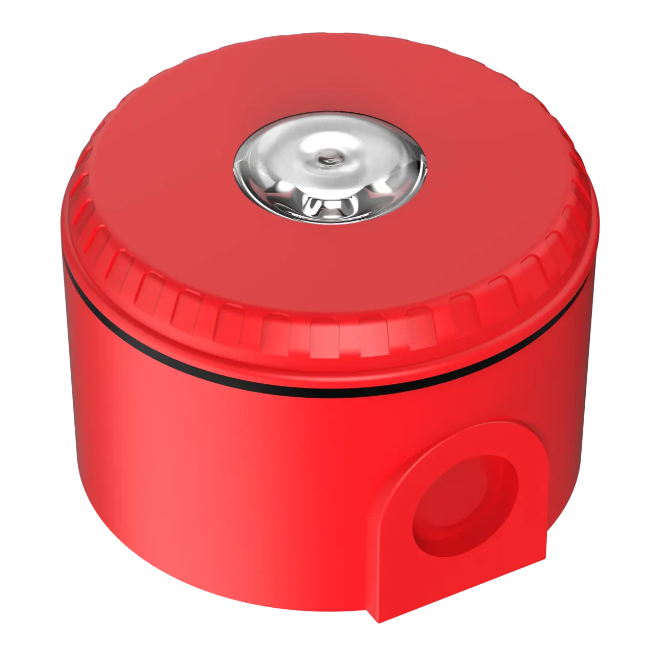 Blixtljus Solista Röd EN54-23 Tak IP65 Röd blixt