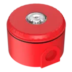 Blixtljus Solista Röd EN54-23 Tak IP65 Röd blixt