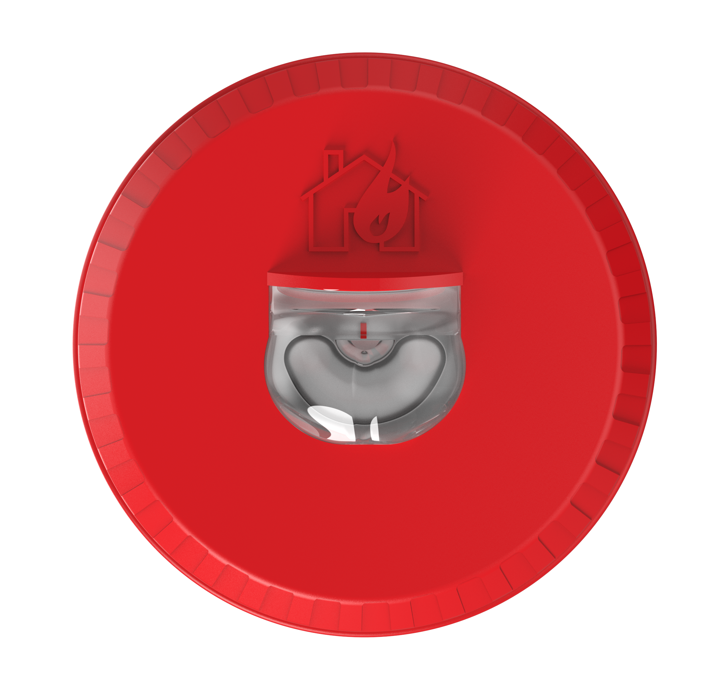 Blixtljus Solista Röd EN54-23 Vägg IP65 Röd blixt