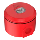 Blixtljus Solista Röd EN54-23 Vägg IP65 Röd blixt