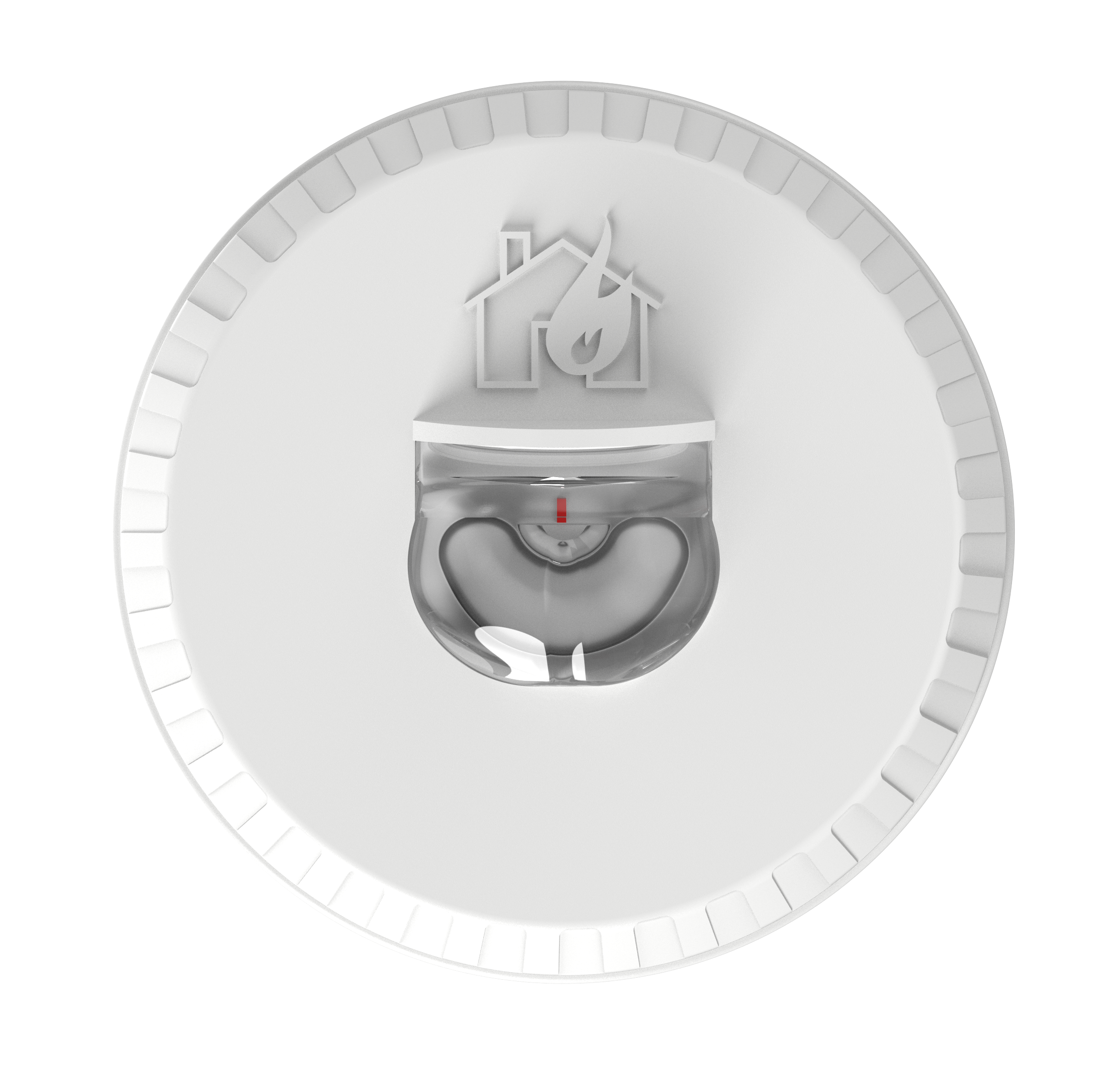 Blixtljus Solista Vit EN54-23 Vägg IP65 Röd blixt U-sockel