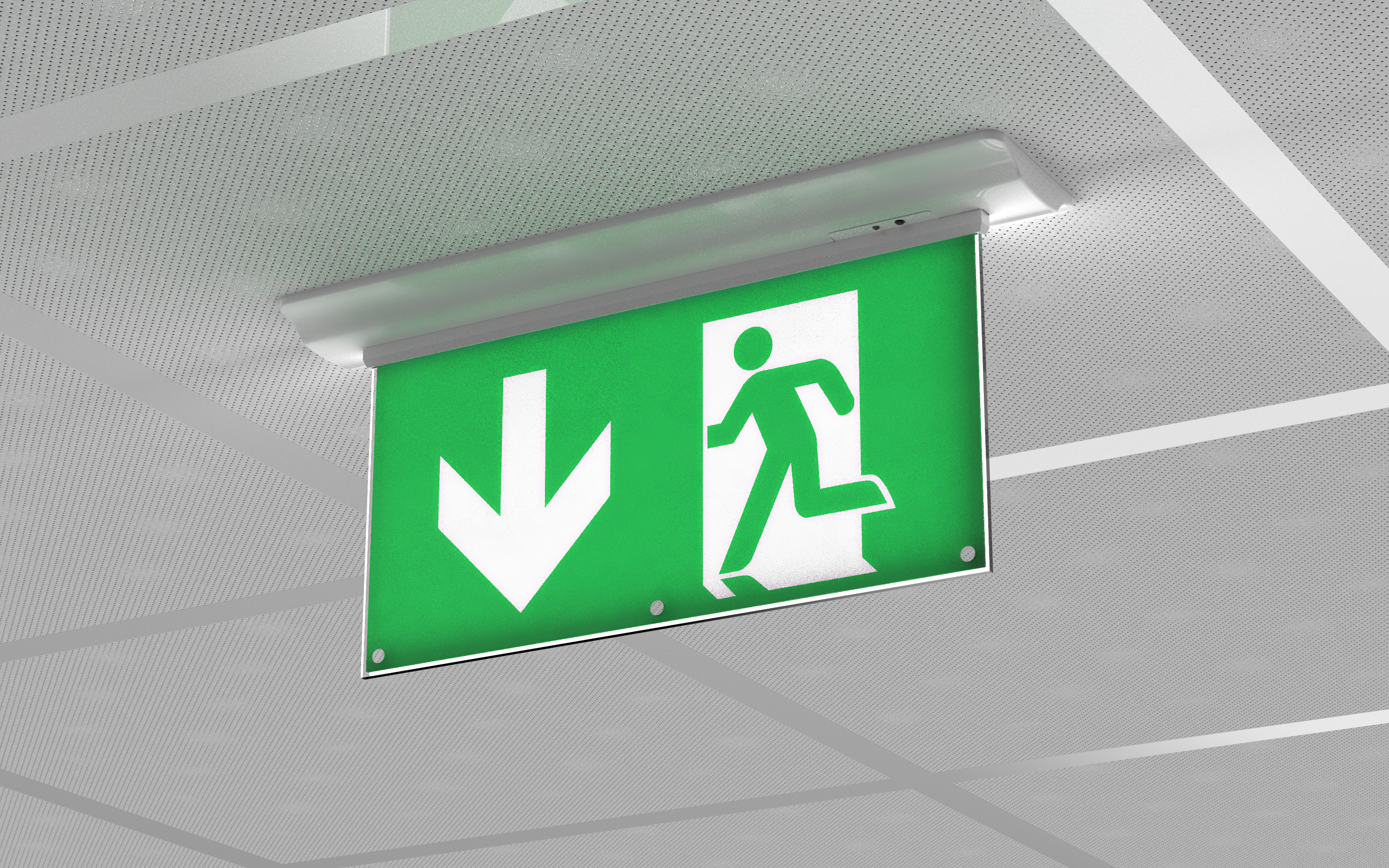 Nödljusarmatur IP20