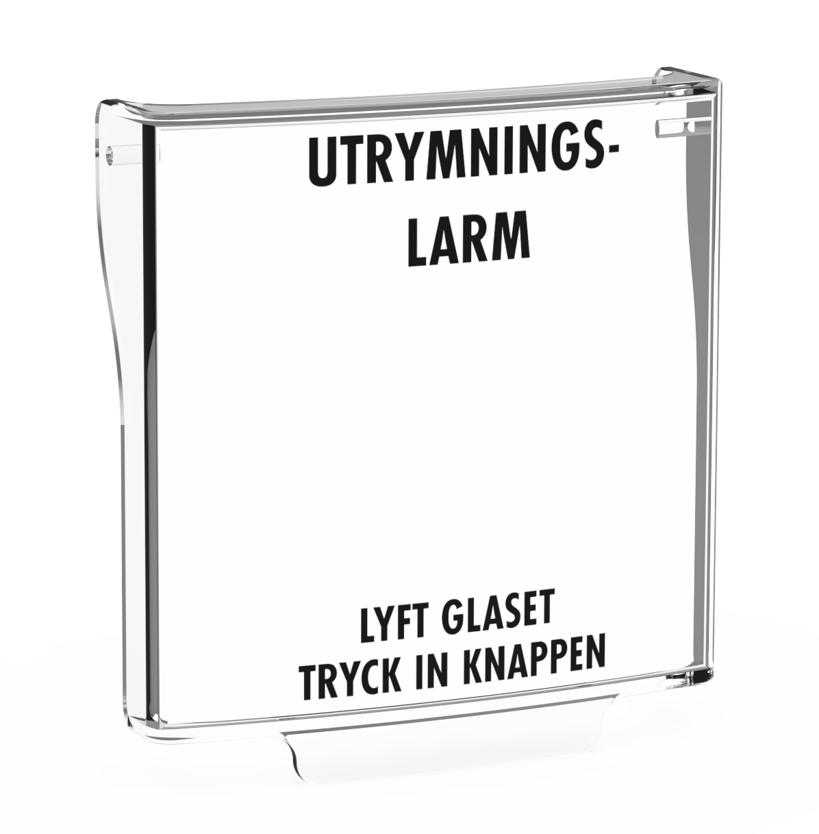 Glaslucka till larmknapp LK-5