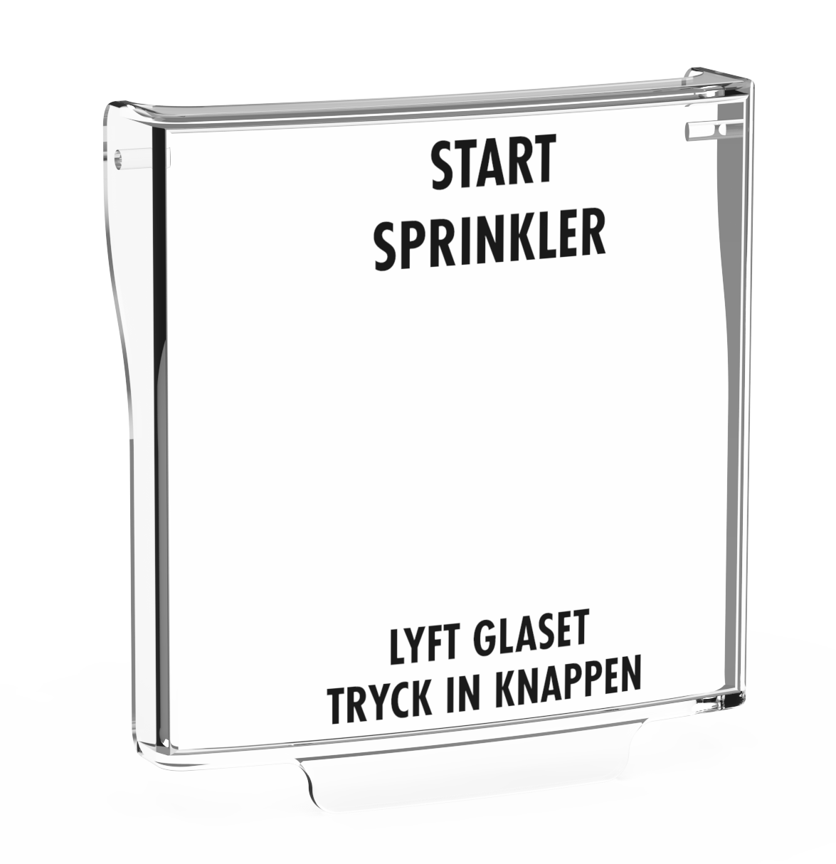 Glaslucka till larmknapp LK-5