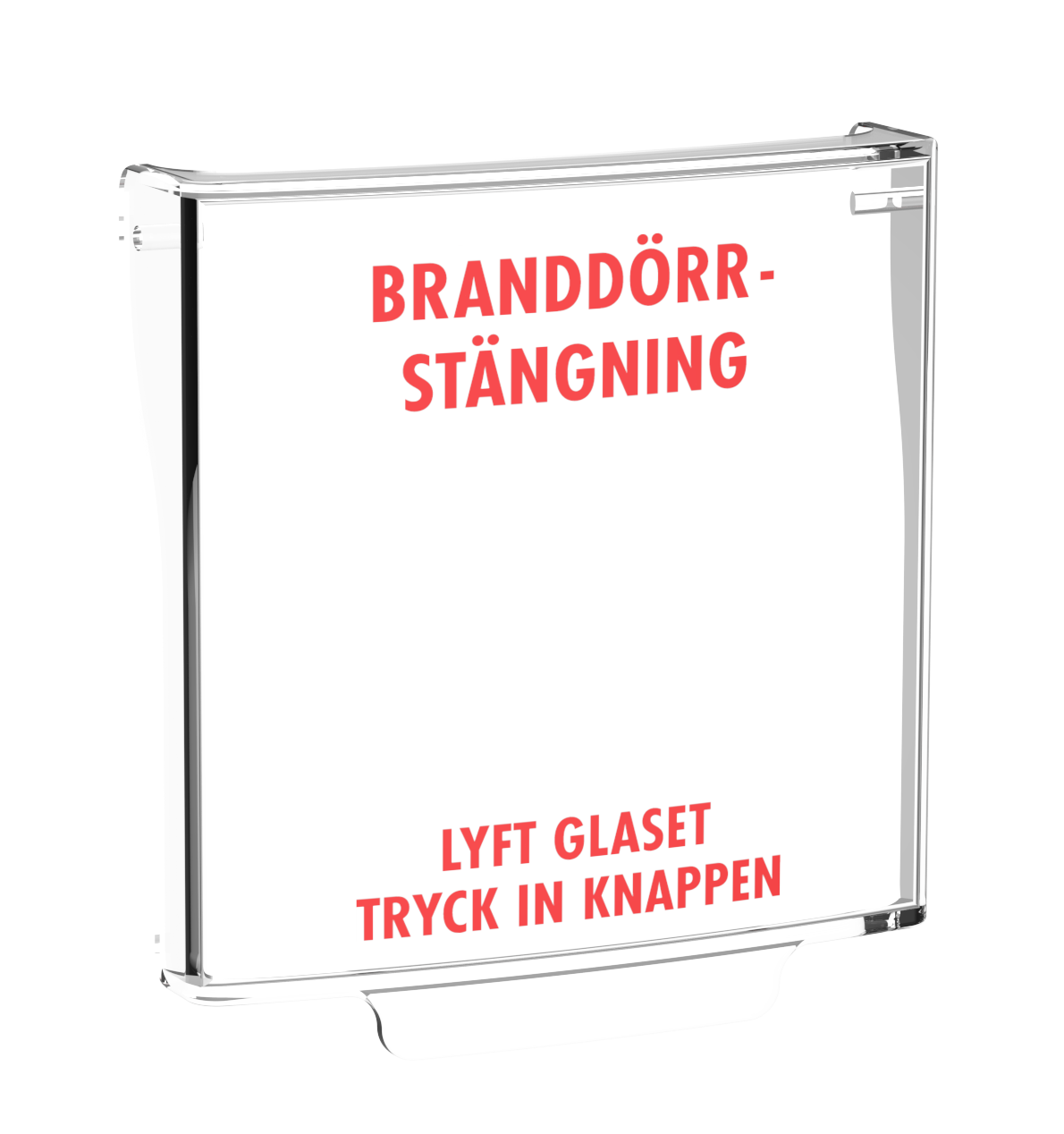 Skyddslock branddörrstängning