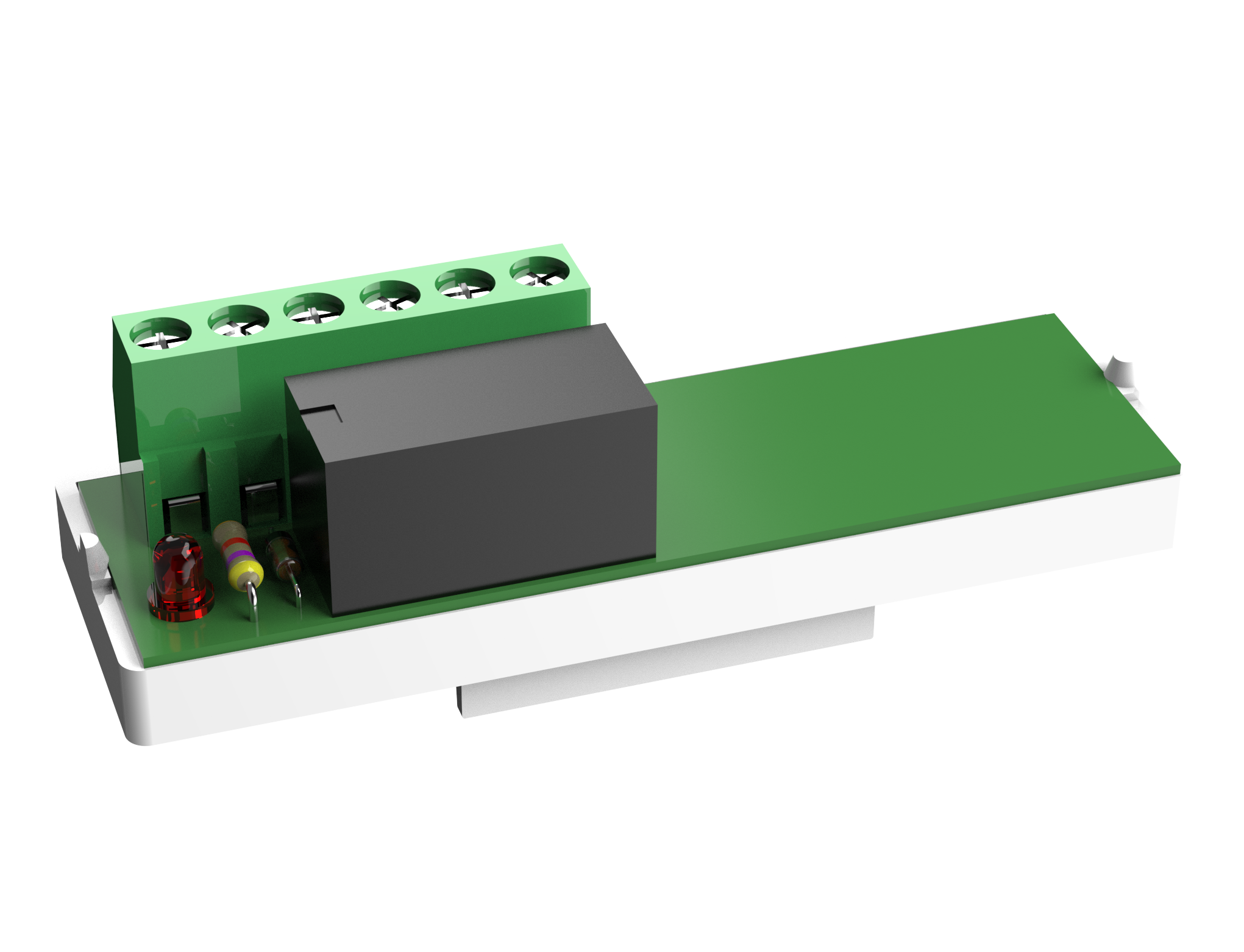 Relämodul 1 relä NO/NC